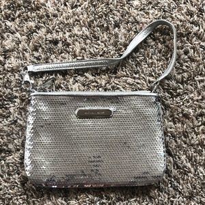 Michael Kors sequin wristlet